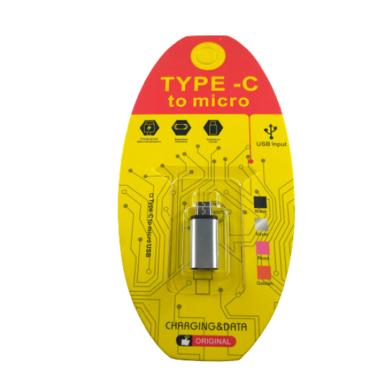 Type-C'den Micro USB'ye Çevirici OTG Aparat