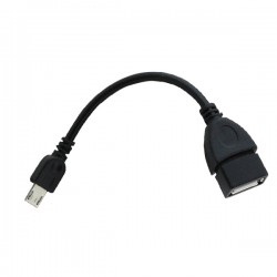 Micro USB'den Dişi USB'ye Çevirici OTG Aparat - 15 CM