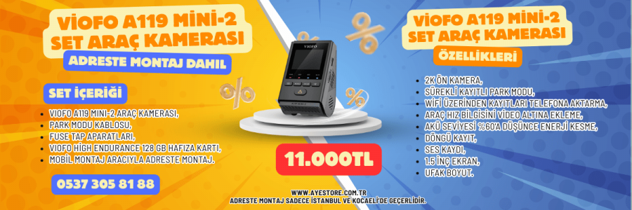 Viofo A119 Mini-2 Kamerası
