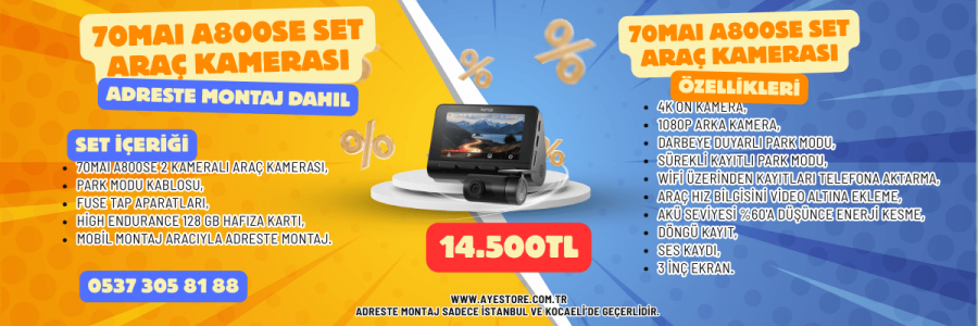 70mai Araç Kameraları