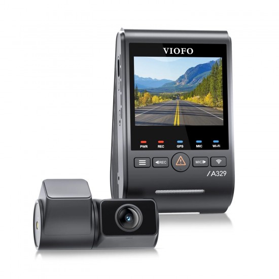 Viofo A329S 2 Kameralı Ön ve Arka 4K 60FPS+2K Wi-Fi 6 HDR Sony STARVIS 2 Sensör GPS'li SSD Destekli Araç Kamerası Viofo A329S 2 Kameralı Ön ve Arka 4K 60FPS+2K Wi-Fi 6 HDR Sony STARVIS 2 Sensör GPS'li SSD Destekli Araç Kamerası