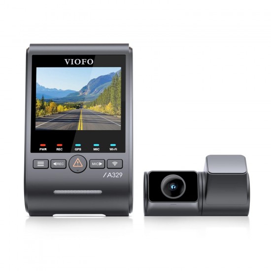 Viofo A329S 2 Kameralı Ön ve Arka 4K 60FPS+2K Wi-Fi 6 HDR Sony STARVIS 2 Sensör GPS'li SSD Destekli Araç Kamerası Viofo A329S 2 Kameralı Ön ve Arka 4K 60FPS+2K Wi-Fi 6 HDR Sony STARVIS 2 Sensör GPS'li SSD Destekli Araç Kamerası