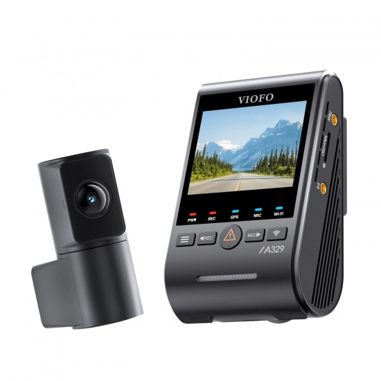 Viofo A329S 2 Kameralı Ön ve Arka 4K 60FPS+2K Wi-Fi 6 HDR Sony STARVIS 2 Sensör GPS'li SSD Destekli Araç Kamerası Viofo A329S 2 Kameralı Ön ve Arka 4K 60FPS+2K Wi-Fi 6 HDR Sony STARVIS 2 Sensör GPS'li SSD Destekli Araç Kamerası