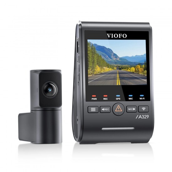 Viofo A329S 2 Kameralı Ön ve Arka 4K 60FPS+2K Wi-Fi 6 HDR Sony STARVIS 2 Sensör GPS'li SSD Destekli Araç Kamerası Viofo A329S 2 Kameralı Ön ve Arka 4K 60FPS+2K Wi-Fi 6 HDR Sony STARVIS 2 Sensör GPS'li SSD Destekli Araç Kamerası