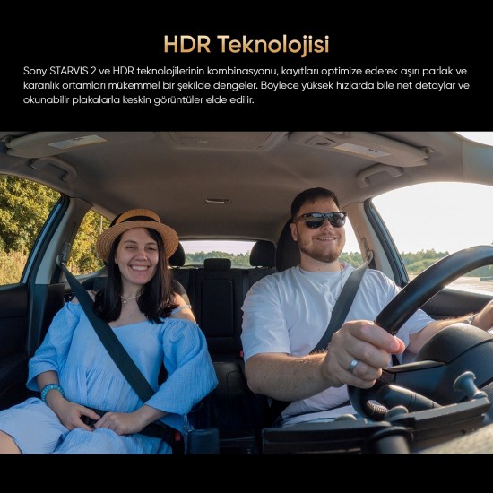 Viofo RCC360 A329S / A329SW Uyumlu 2K Quad HD Kızılötesi Balıkgözü İç Kamera