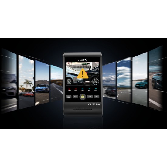Viofo A229 Pro 2 Kameralı 4K+2K Wifi GPS’li Araç Kamerası
