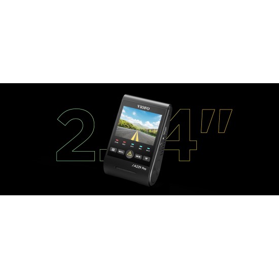 Viofo A229 Pro 3 Kameralı 4K+2K+1080P Wifi GPS’li Araç Kamerası
