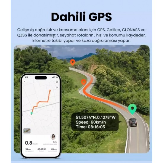 İstanbul/Kocaeli/Sakarya Montaj Dahil 70Mai A410 Çift Kameralı Araç Kamerası Paketi