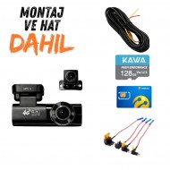 Aye Link Uzaktan Erişimli 4G Araç Kamerası Paketi - Montaj Dahil