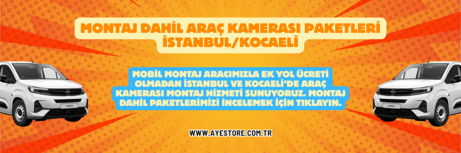 İstanbul/Kocaeli/Sakarya Montaj Dahil