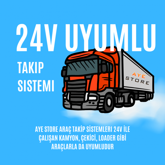 Aye Store Araç Takip Sistemi | 12 Aylık Hat ve Program Kullanımı Dahil