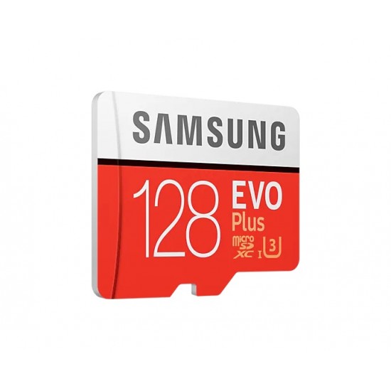 Samsung Evo Plus 128 GB U3 Micro SD Hafıza Kartı MC128HA Samsung Evo Plus 128 GB U3 Micro SD Hafıza Kartı MC128HA