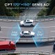 Juo C20 2K QHD Ön + FHD Arka 2 Kameralı WiFi GPS HDR Araç Kamerası Ekranlı 170° Geniş Açı Gece Görüş Araç içi Kamera