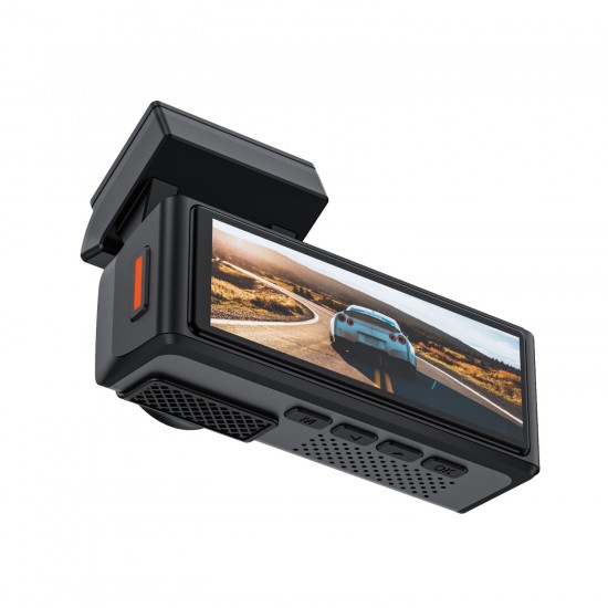 Juo C20 2K QHD Ön + FHD Arka 2 Kameralı WiFi GPS HDR Araç Kamerası Ekranlı 170° Geniş Açı Gece Görüş Araç içi Kamera