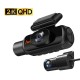 Juo C30 2K Ön + 1080P iç + 1080P Arka 3 Kameralı WiFi GPS HDR Araç Kamerası