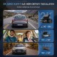 Juo C30 2K Ön + 1080P iç + 1080P Arka 3 Kameralı WiFi GPS HDR Araç Kamerası
