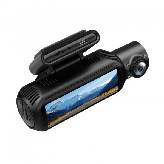 Juo C30 2K Ön + 1080P iç + 1080P Arka 3 Kameralı WiFi GPS HDR Araç Kamerası