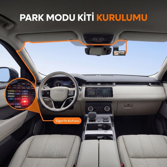 Juo JK1 Araç Kameraları İçin Type-C Park Modu Bağlantı Kiti