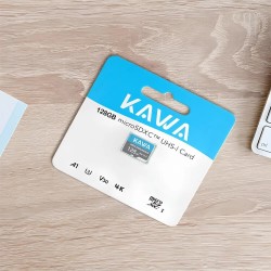 Kawa High Endurance U3 V30 100MB/s Okuma 60MB/s Yazma 128GB Micro SD Hafıza Kartı