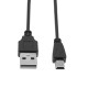 5 Pin Mini USB Erkek Kablo to USB Erkek Kablo 70 CM