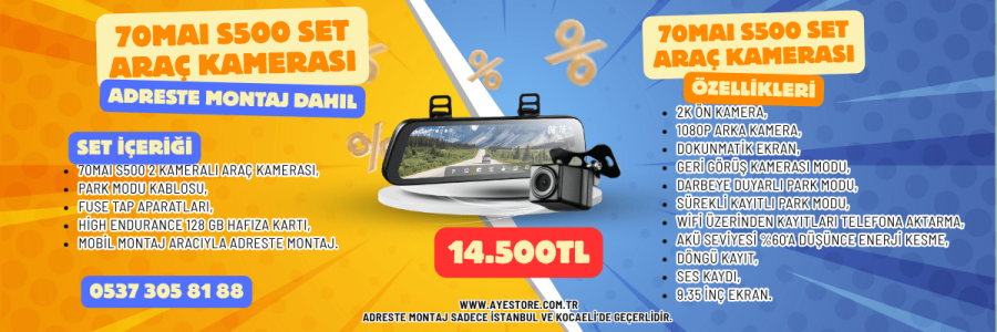 70mai Araç Kameraları