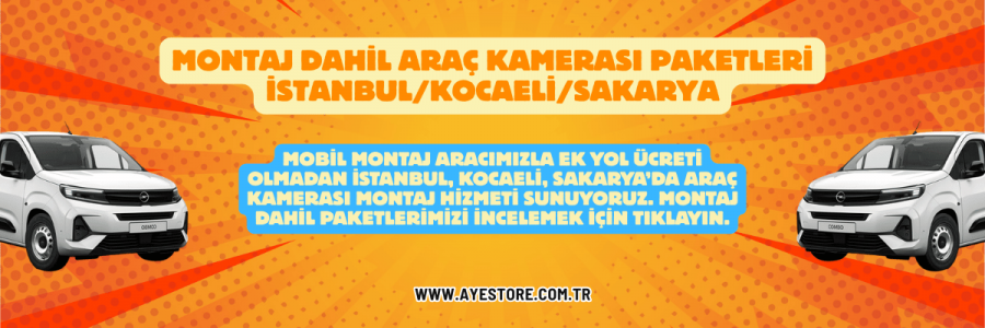 İstanbul/Kocaeli/Sakarya Montaj Dahil