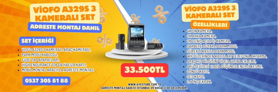 Viofo A329s 3 Kamera