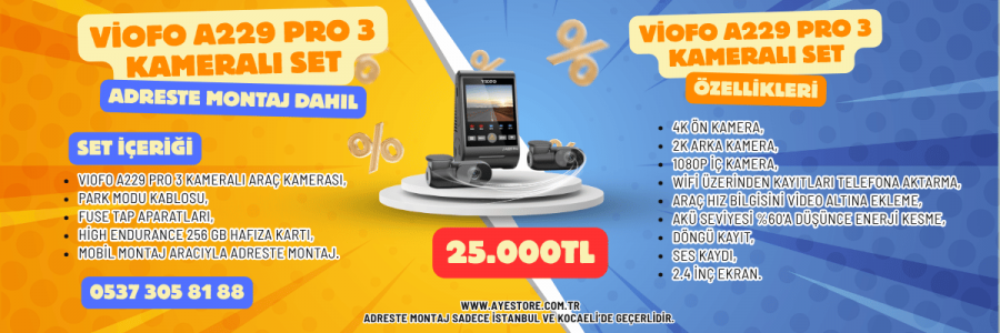 Viofo A229 Pro 3 Kamera