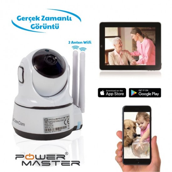 PM-30927 WiFi 2MP İki Yönlü Sesli Hareketli IP Kamera / Bebek Kamerası PM-30927 WiFi 2MP İki Yönlü Sesli Hareketli IP Kamera / Bebek Kamerası