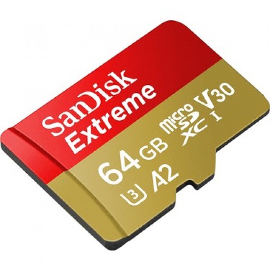 SanDisk Extreme 64GB microSDXC UHS-I Hafıza Kartı