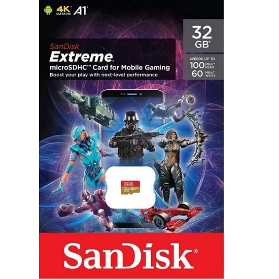 SanDisk Extreme 32GB microSDXC UHS-I Hafıza Kartı