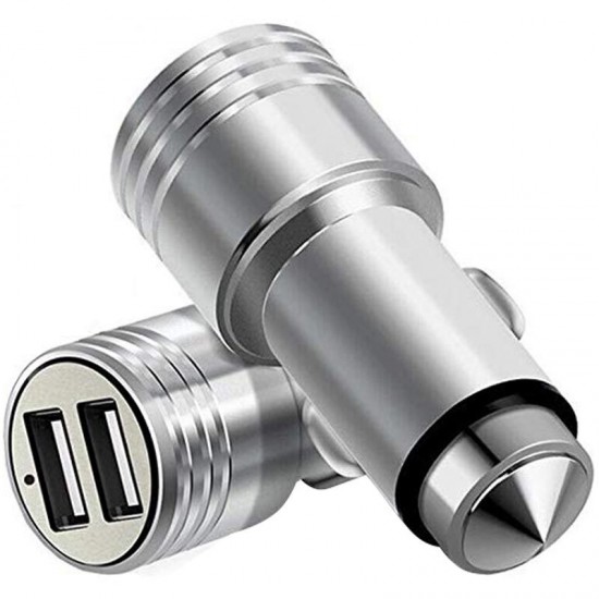 Powerway X-633 Çift USB'li 3.1 Amper Metal Araç Şarj Cihazı Powerway X-633 Çift USB'li 3.1 Amper Metal Araç Şarj Cihazı
