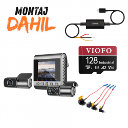 İstanbul/Kocaeli/Sakarya Montaj Dahil Sjcam M60 3 Kameralı Araç Kamerası Paketi