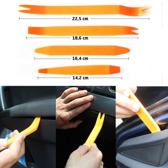 Oto Ön Panel, Trim, Teyp Sökme Aparat Takımı 12 Parça Oto Ön Panel, Trim, Teyp Sökme Aparat Takımı 12 Parça