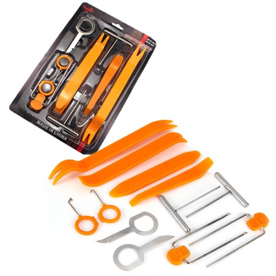 Oto Ön Panel, Trim, Teyp Sökme Aparat Takımı 12 Parça Oto Ön Panel, Trim, Teyp Sökme Aparat Takımı 12 Parça