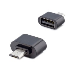 Micro USB to USB OTG Çevirici Dönüştürücü Siyah